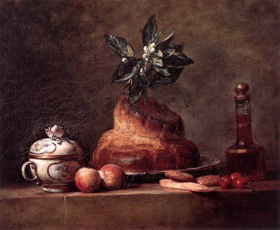 Jean Siméon Chardin - 'La Brioche' (Cake) - WGA04779