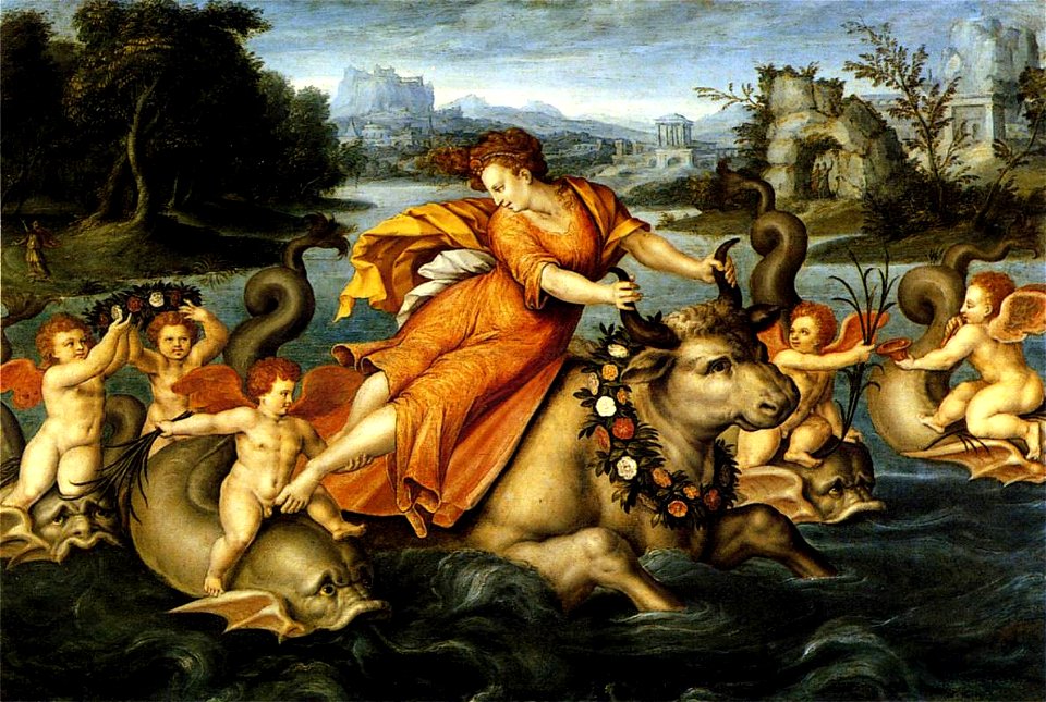 Jean Cousin (I) - The Rape of Europa - WGA05539