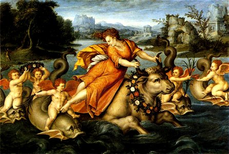 Jean Cousin (I) - The Rape of Europa - WGA05539