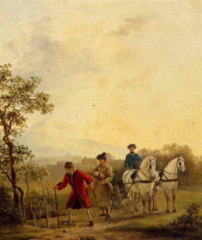 Jean Huber - Voltaire Planting Trees - WGA11783