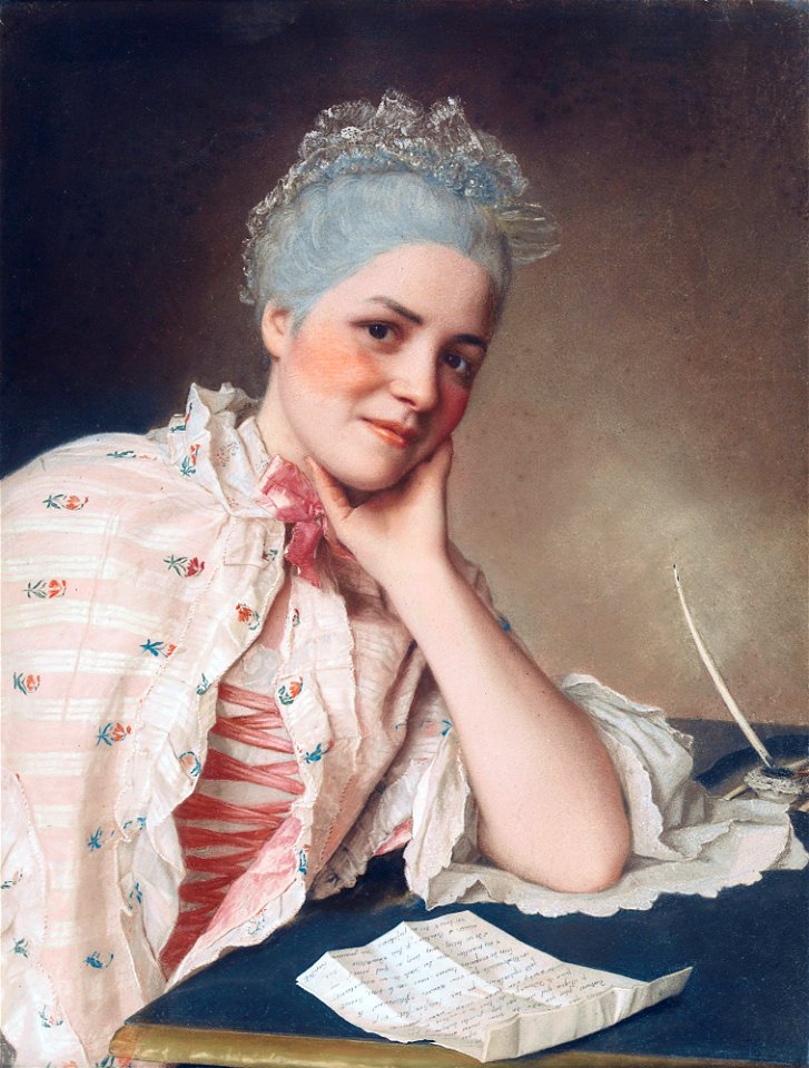 Jean Etienne Liotard, Portrait of Mademoiselle Jacquet.