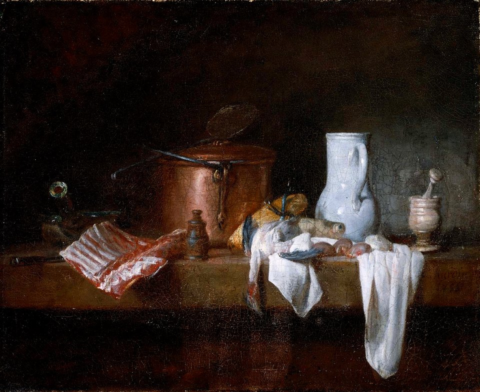 Jean Siméon Chardin - The Kitchen Table (cropped)