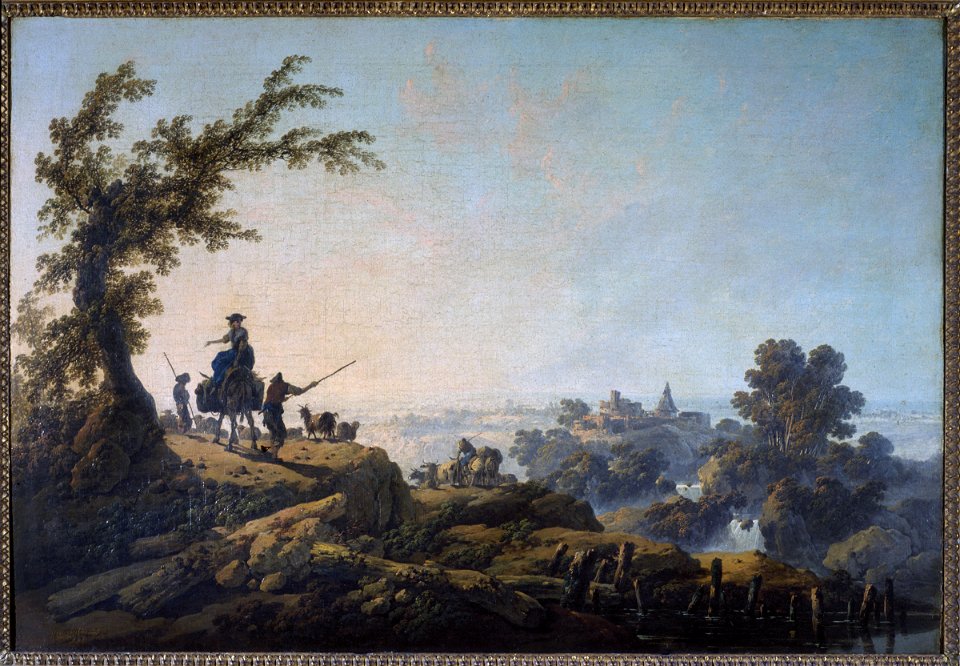 Jean Pillement - Paysage animé - P2218 - Musée Carnavalet
