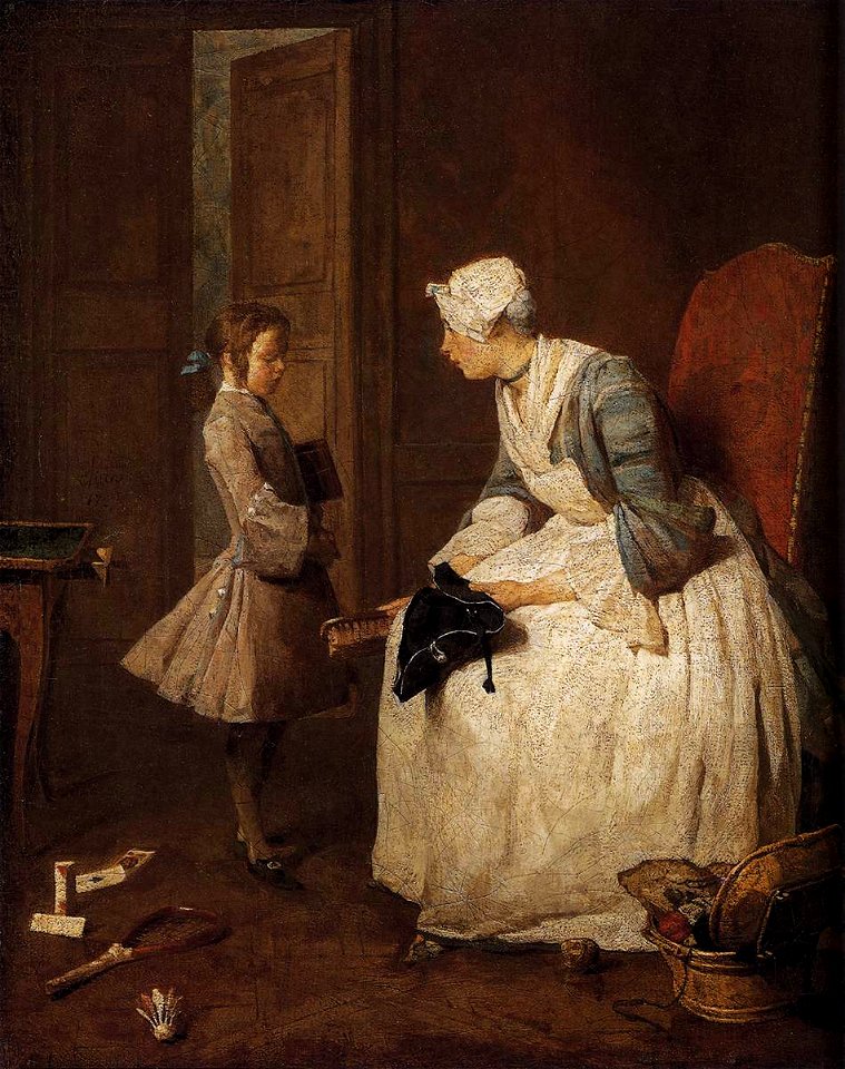 Jean Siméon Chardin - La Gouvernante (The Governess) - WGA04762