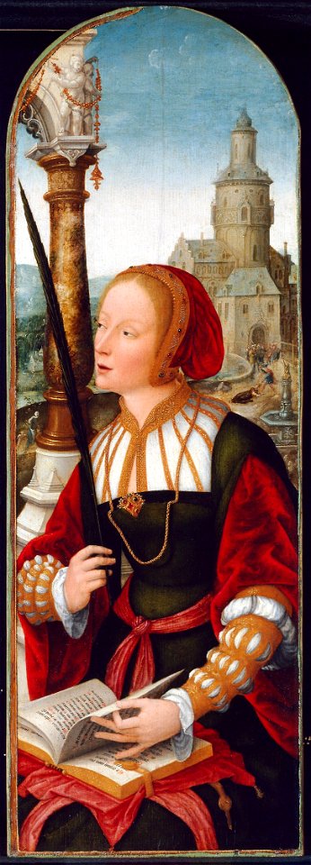 Jean Bellegambe - Saint Barbara - 1983.377 - Art Institute of Chicago