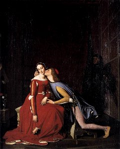 Jean Auguste Dominique Ingres - Paolo and Francesca - WGA11844