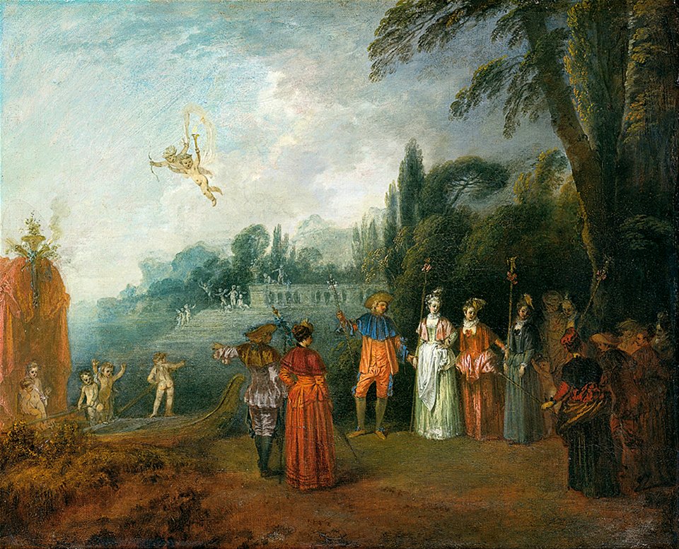 Jean-Antoine Watteau - Embarking to Cythera - Google Art Project