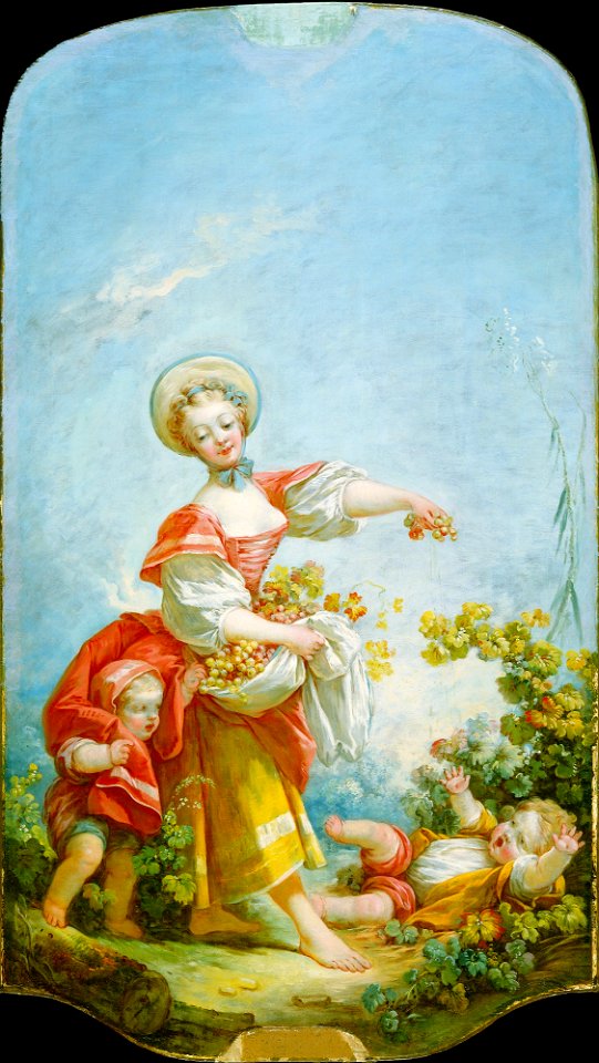 Jean Honoré Fragonard - The Grape Gatherer - 71.391 - Detroit Institute of Arts