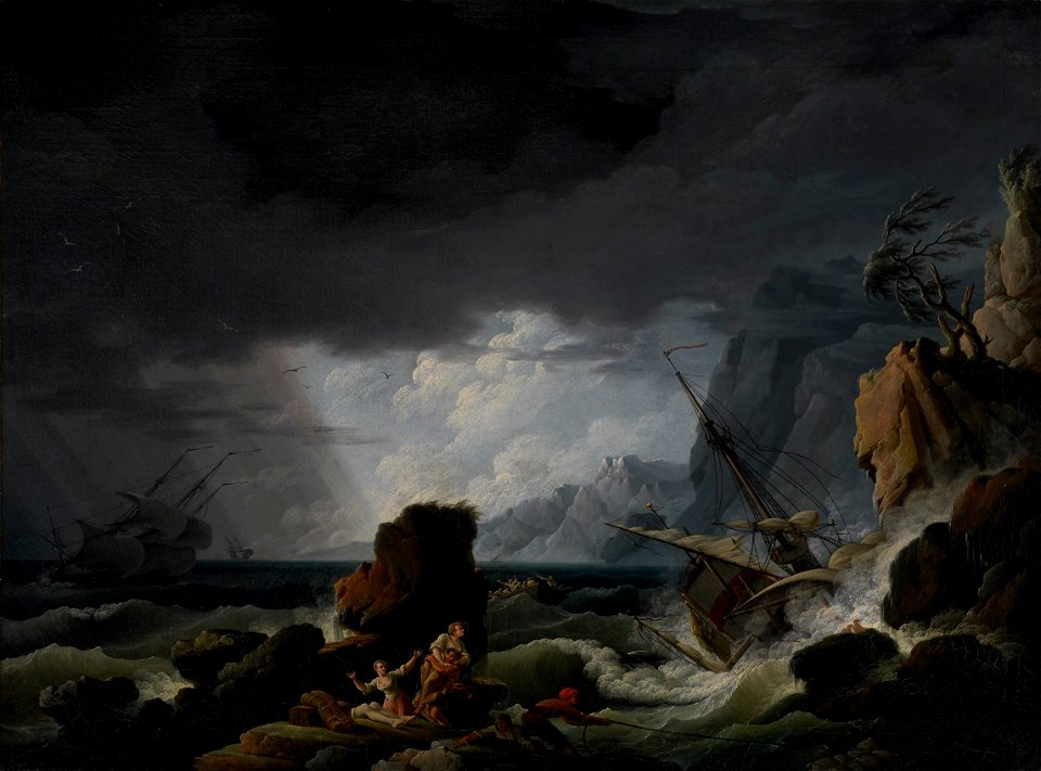 Jean Henry d' Arles - The Shipwreck - 1954-5 - Albright–Knox Art Gallery