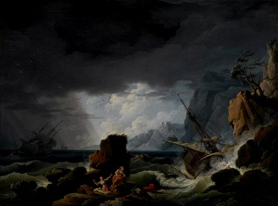 Jean Henry d' Arles - The Shipwreck - 1954-5 - Albright–Knox Art Gallery
