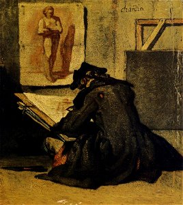 Jean Siméon Chardin - Young Sketcher - WGA04747