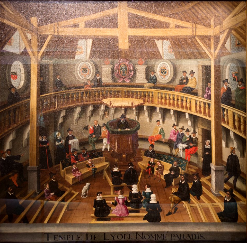 Jean Perrissin - Le Temple de Paradis (huile sur toile, 1569-1570)