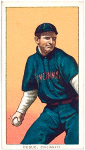 Rebel Oakes, Cincinnati Reds, baseball card portrait]
