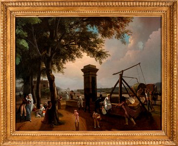 Jean-Baptiste Bizard - La pompe marchande du cours-la-Reine - P6 - Musée Carnavalet