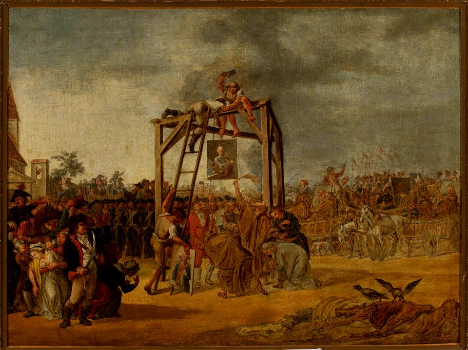 Jean Pierre Norblin de la Gourdaine - Hanging the traitors - MP 4881 - National Museum in Warsaw