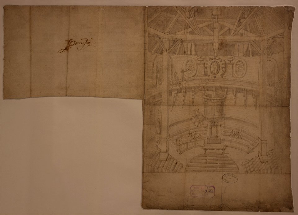 Jean Perrissin - Le Temple de Paradis, 1564 (papier)