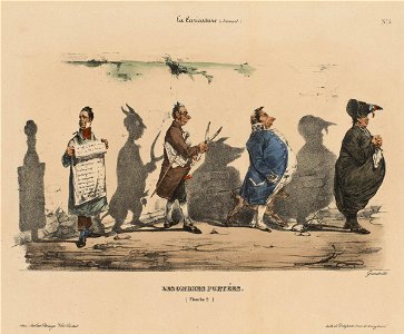 Jean Ignace Isidore Gérard (called J. J. Grandville) - La Caricature; Les Ombres Portees, No. 5 - Google Art Project