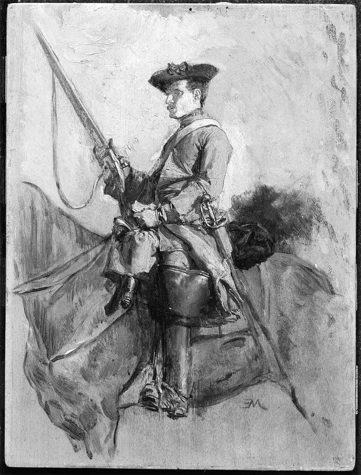 Jean Louis Ernest Meissonier - Horseman - 03.624 - Museum of Fine Arts