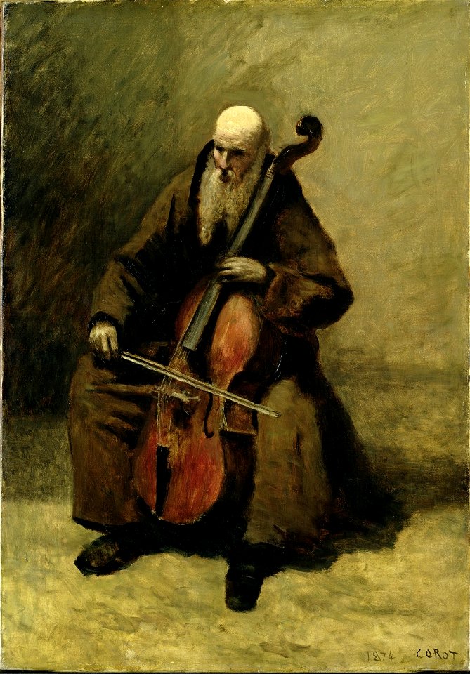 Jean-Baptiste Camille Corot - Le moine