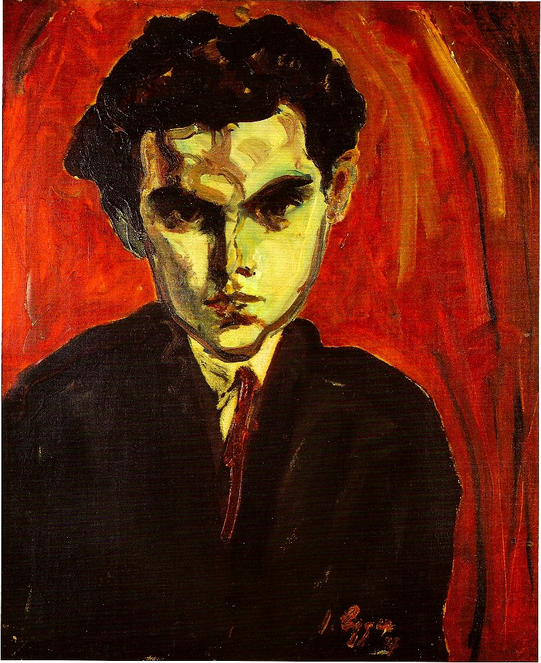 Jean Egger - Porträt eines Jünglings (Selbstporträt) 1927