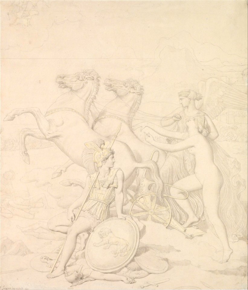 Jean Dominique Ingres - Venus Hurt by Diomedes - Google Art Project