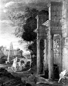 Jean Lemaire - Ruinenlandschaft mit Reiter - GG 5766 - Kunsthistorisches Museum