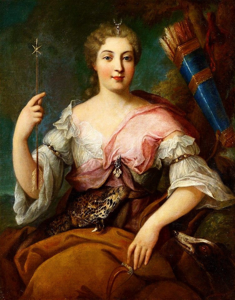 Jean Martial Frédou (circle) Portrait of a lady as Diana