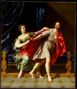 Jean-Baptiste de Champaigne - Joseph and the Wife of Potiphar - y1987-68 - Princeton University Art Museum