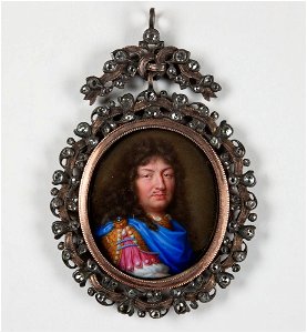 Jean Petitot d.ä. - Louis XIV, King of France - NMB 986 - Nationalmuseum