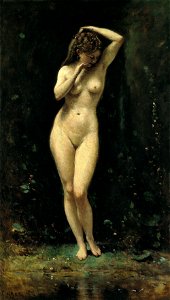 Jean-Baptiste Camille Corot - Le Bain de Diane (La Fontaine)
