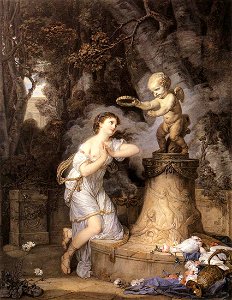 Jean-Baptiste Greuze - Votive Offering to Cupid - WGA10660