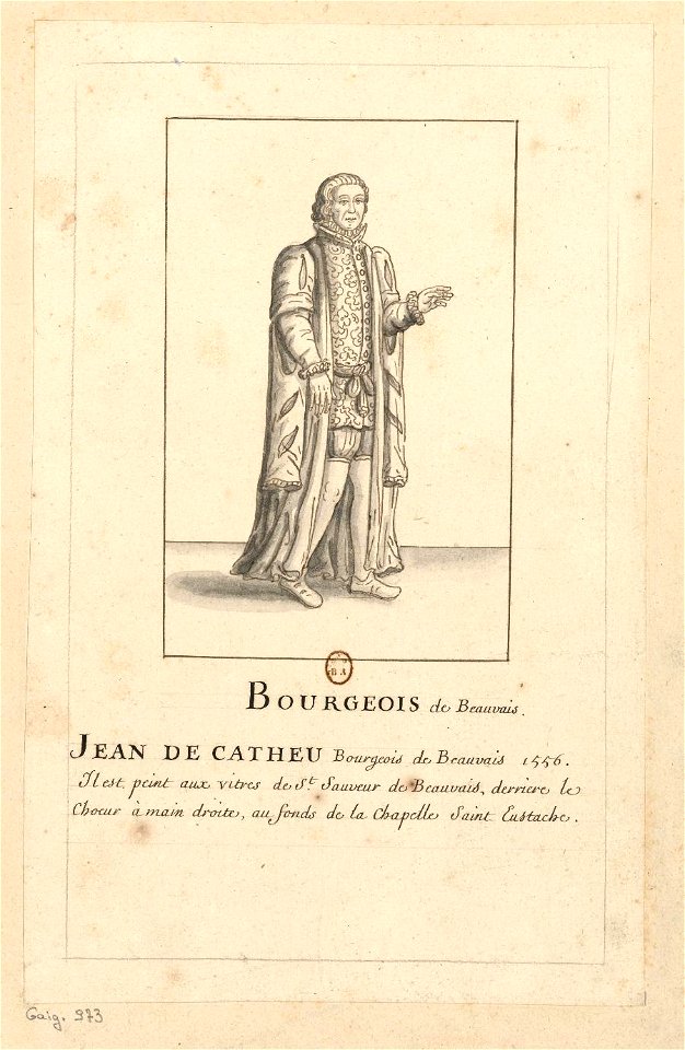 Jean de Catheu Bourgeois de Beauvais