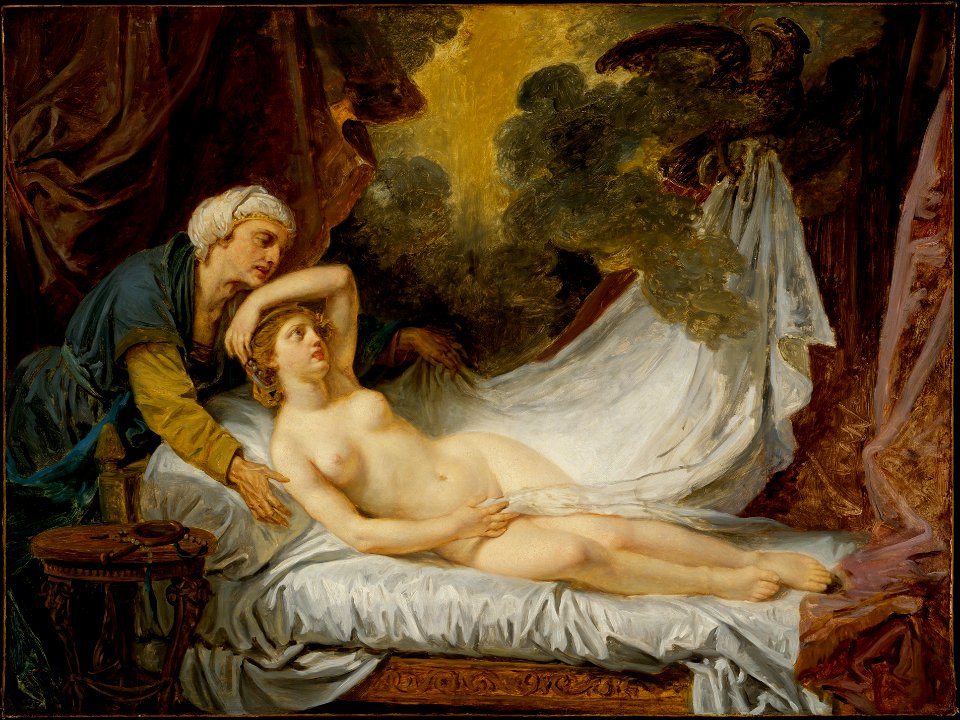 Jean-Baptiste Greuze - Aegina Visited by Jupiter, 1767-69