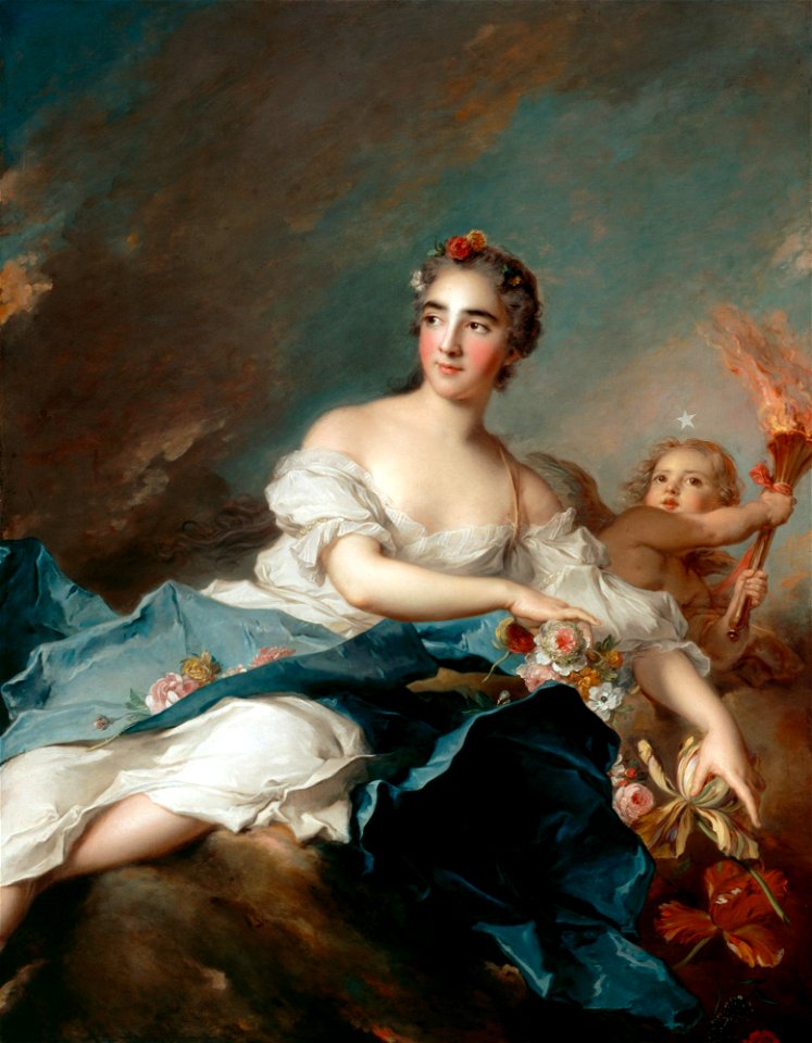 Jean Marc Nattier - The Countess de Brac as Aurora - 68.304 - Detroit Institute of Arts