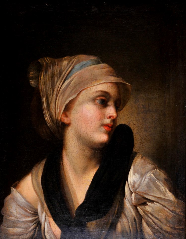 Jean-Baptiste Greuze - Portrait of a young woman