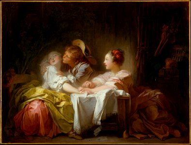 Jean Honoré Fragonard The Stolen Kiss (56.100.1)
