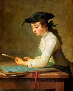Jean Siméon Chardin - Draughtsman - WGA04754