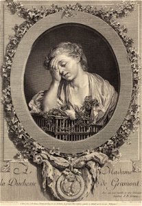 Jean Jacques Flipart - Greuze - l'oiseau mort