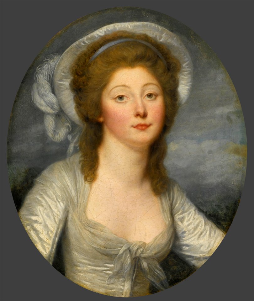 Jean-Baptiste Greuze Portrait of a Young Woman, called Mademoiselle Montredon