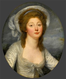 Jean-Baptiste Greuze Portrait of a Young Woman, called Mademoiselle Montredon