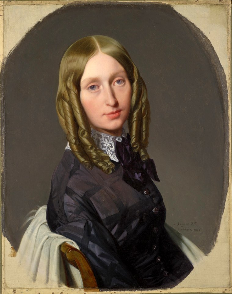 Jean-Auguste-Dominique Ingres - Augustine-Modeste-Hortense Reiset - 1943.249 - Fogg Museum