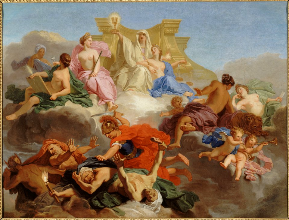 Jean-Baptiste (dit le grand) Jouvenet - Le Triomphe de la Justice - PDUT873 - Musée des Beaux-Arts de la ville de Paris