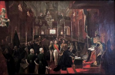 Jean-Baptiste Debret - Estudo para Sagração de Dom Pedro I