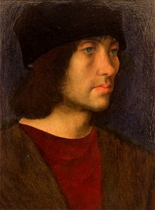 Jean Perréal - Portrait d'homme (huile sur bois, 1493)