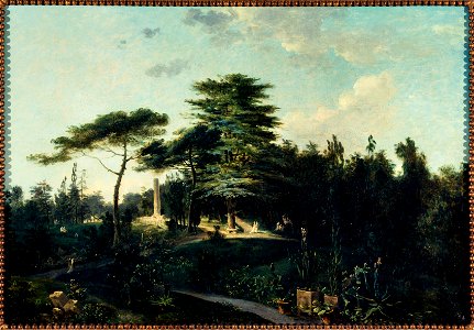 Jean Houel - Le cèdre du Liban, au jardin des Plantes - P2188 - Musée Carnavalet