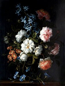 Jean-Baptiste Monnoyer (1636-1699) (possibly) - A Green Glass Vase of Flowers - 353102 - National Trust