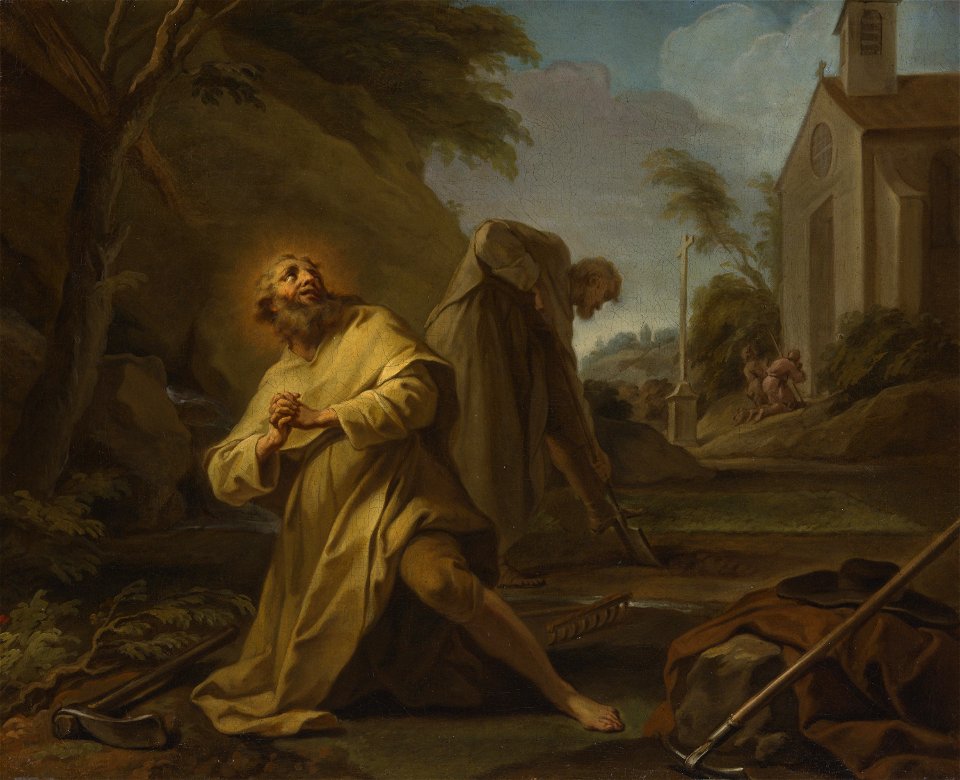 Jean Restout - Saint Hymer in Solitude - 1982.1378 - Art Institute of Chicago