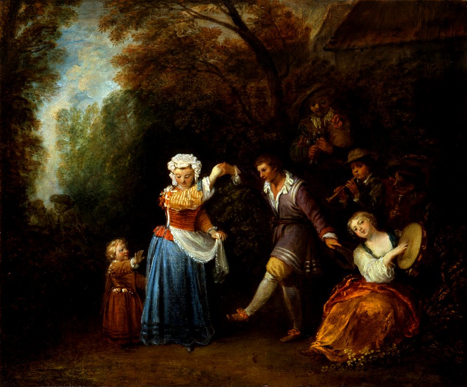 Jean-Antoine Watteau - The Country Dance - Google Art Project
