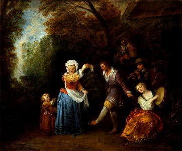 Jean-Antoine Watteau - The Country Dance - Google Art Project