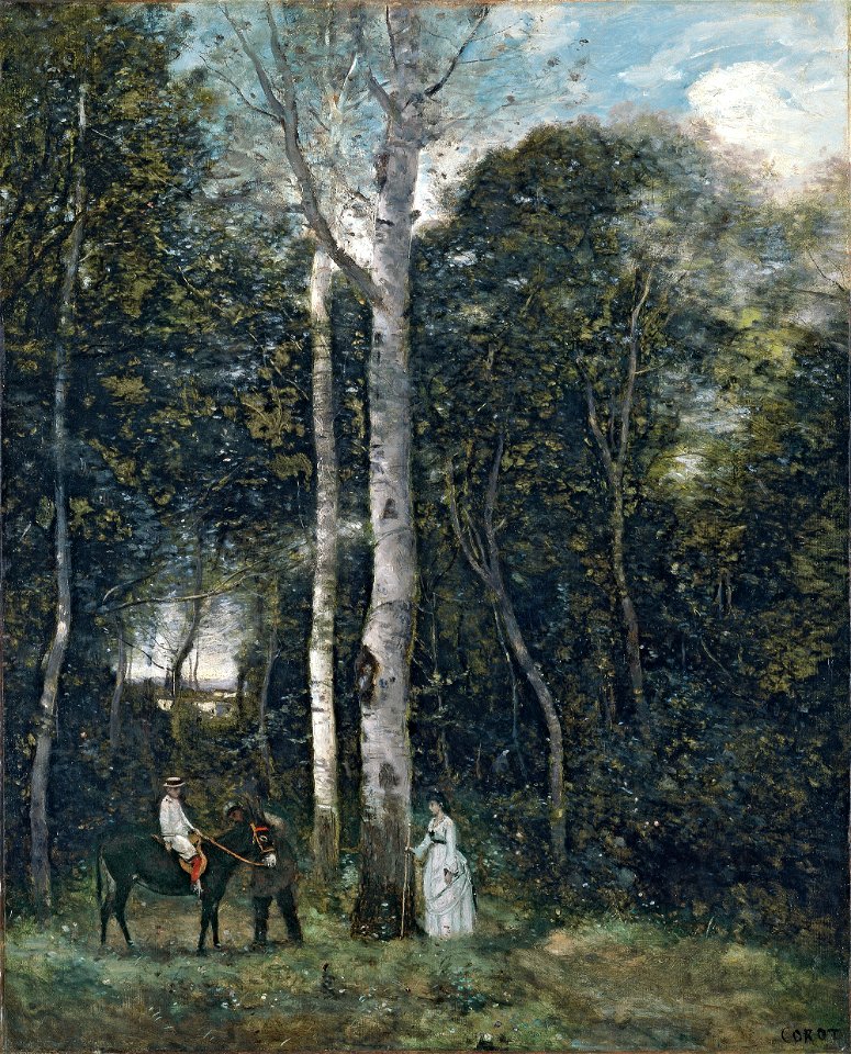 Jean-Baptiste Camille Corot - Le Parc des Lions à Port-Marly